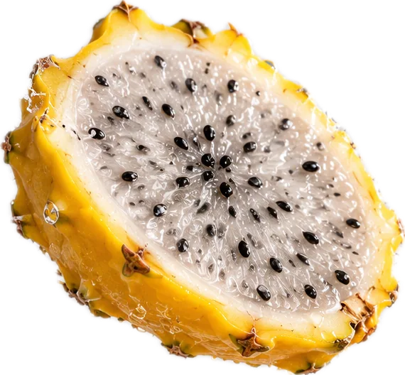 Potongan Buah Naga Kuning